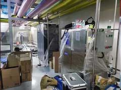 北京科興中型臭氧發生器施工現場