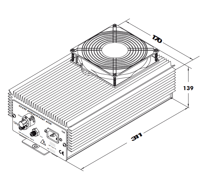 德國BMT 802N風冷臭氧發生器